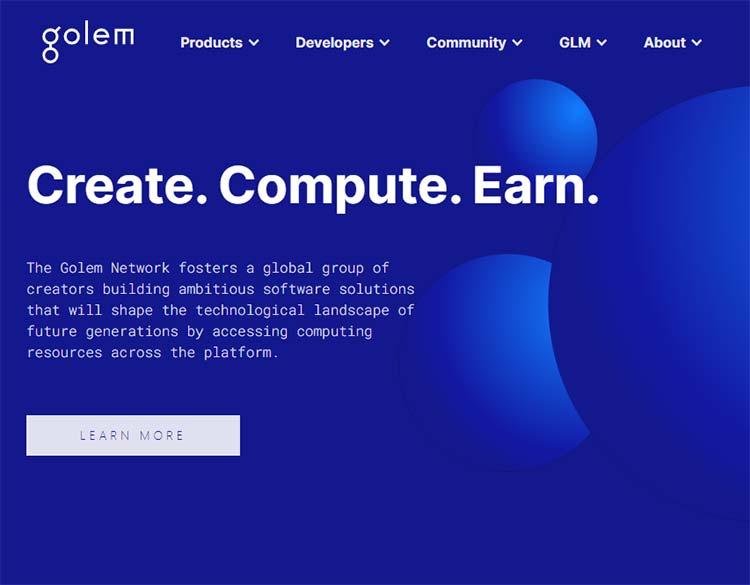 Golem website